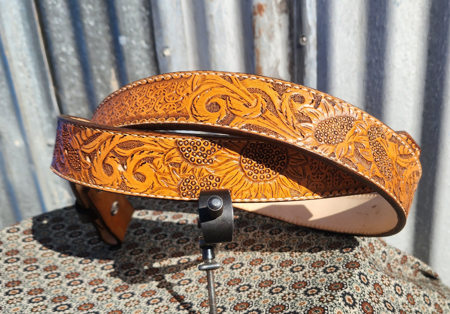 Sunflowers and stamping