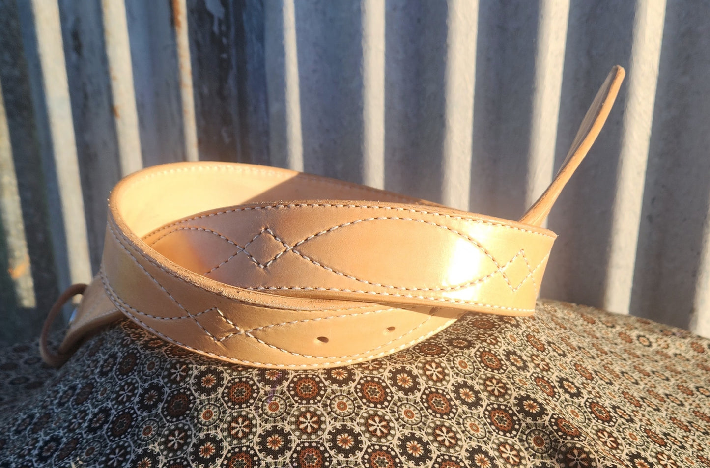 Gunslinger stitched belt