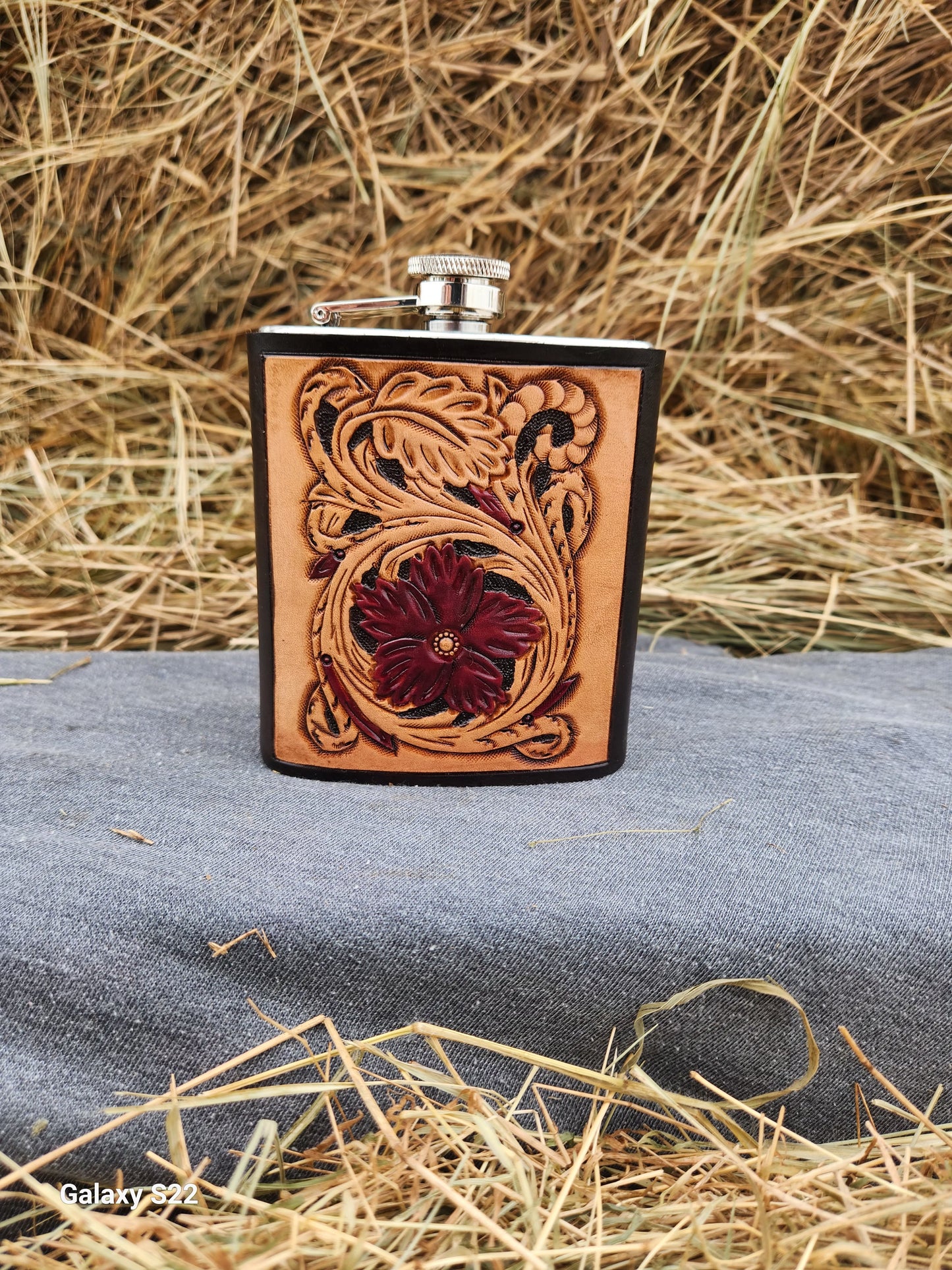 Tooled flask sleeves