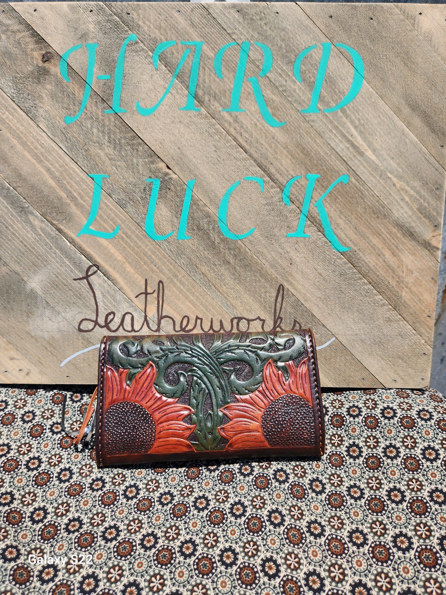 Sunflower Clutch Wallet