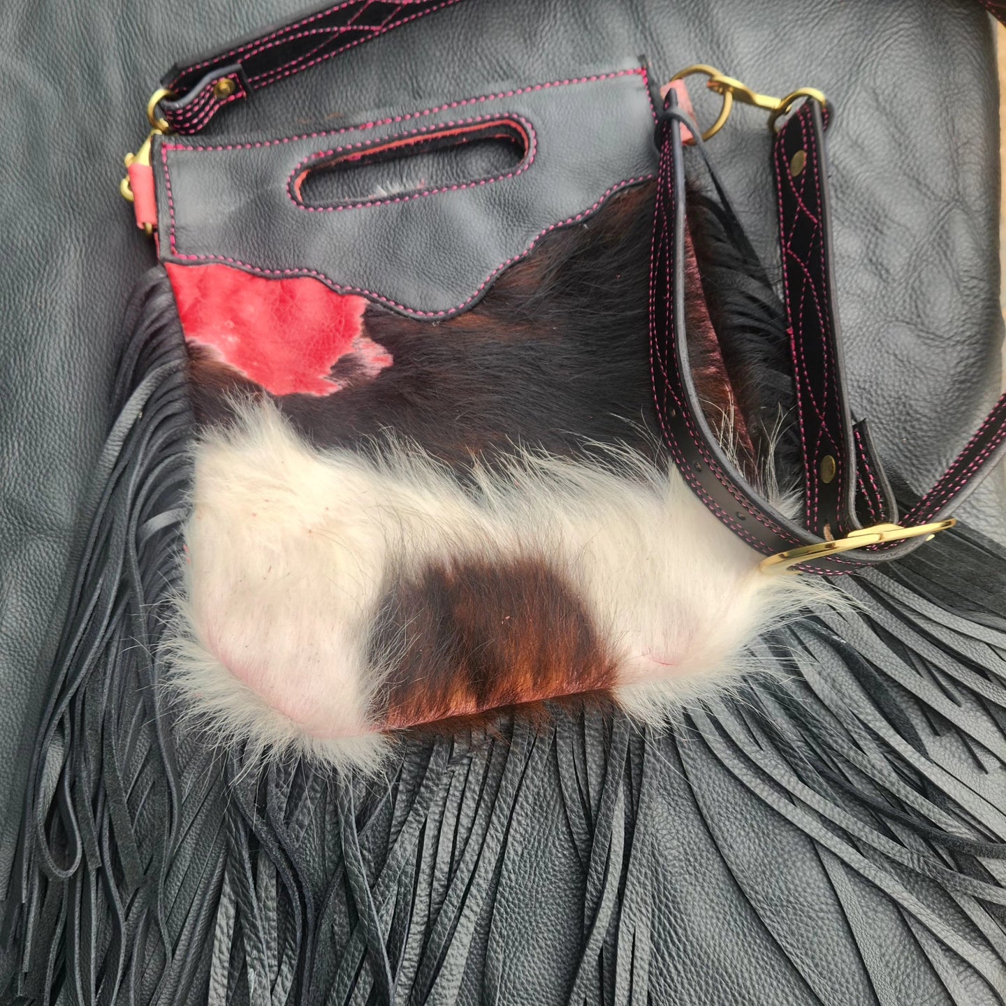 Crossbody fringe purses