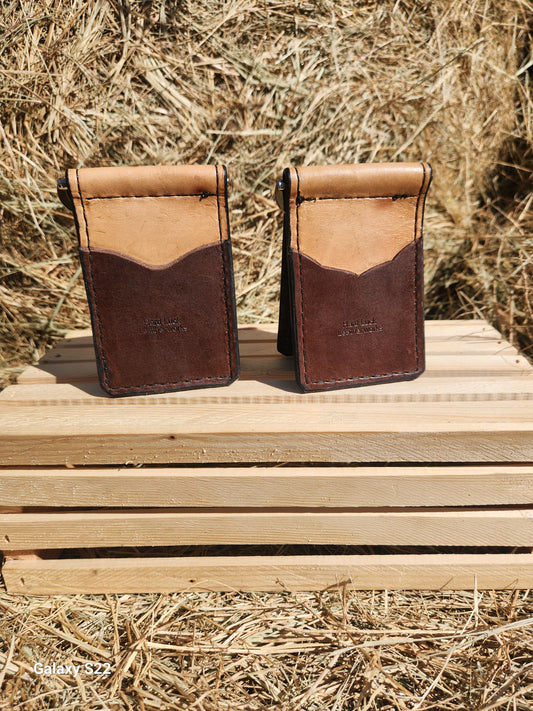 Style 1 front pocket money clip wallets