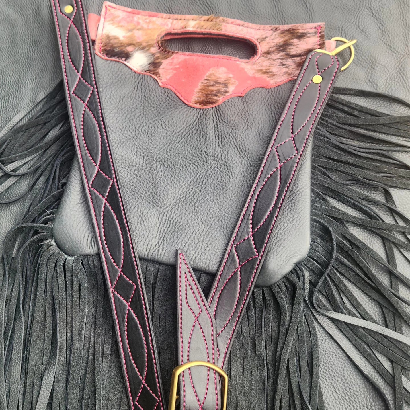 Crossbody fringe purses