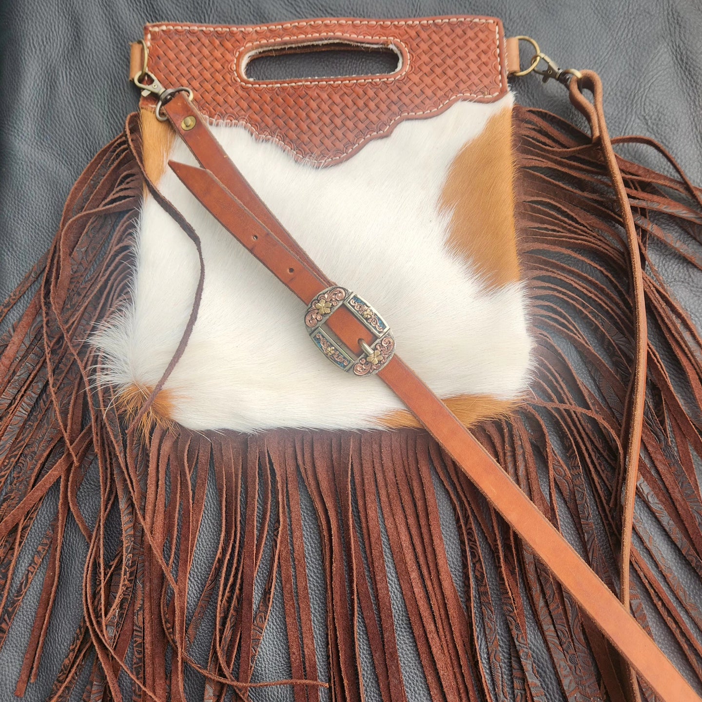 Crossbody fringe purses