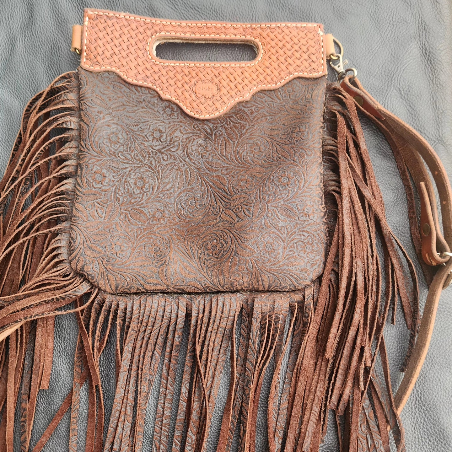 Crossbody fringe purses