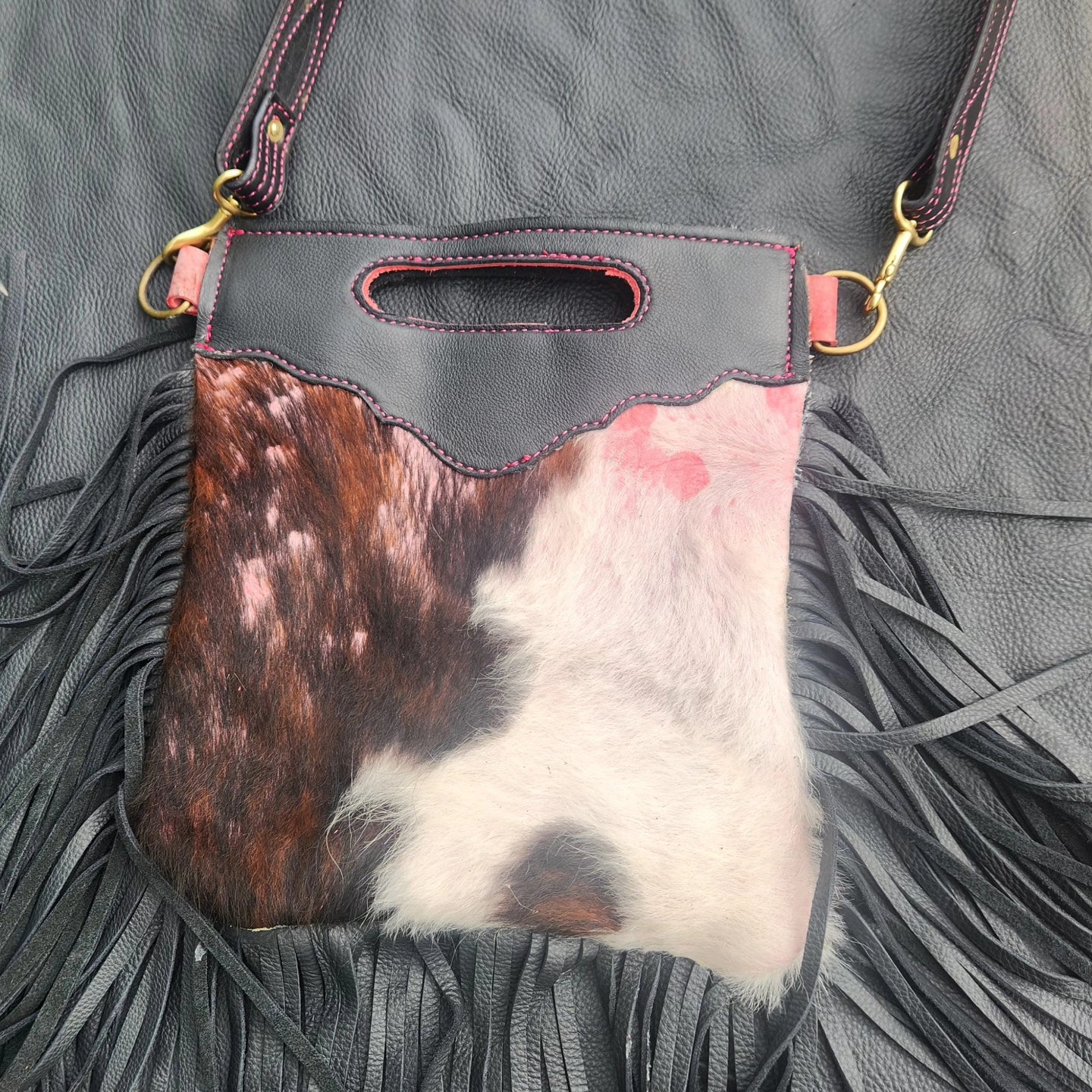 Crossbody fringe purses