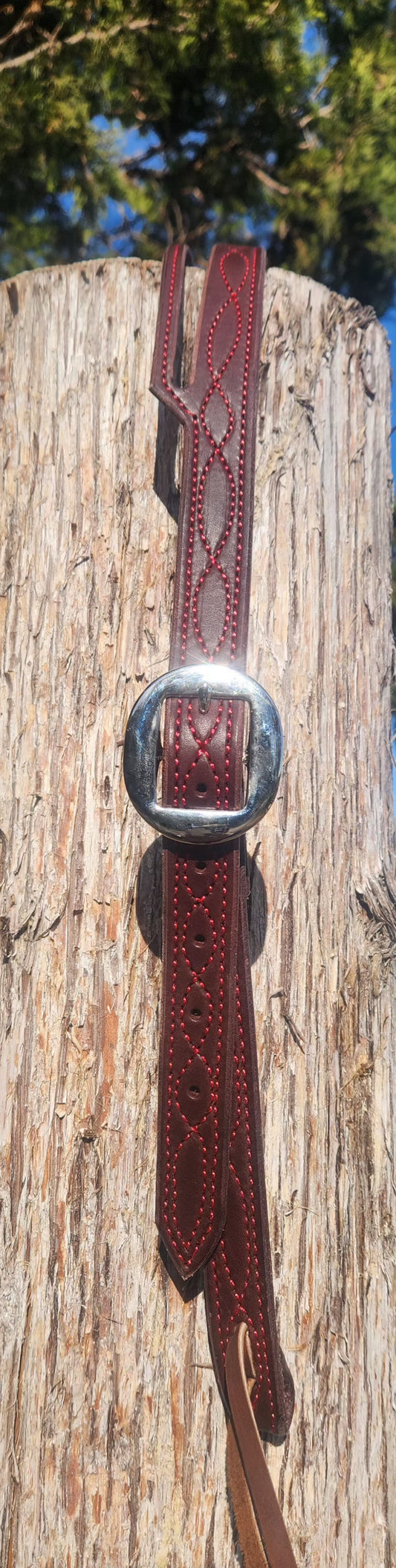 Stitched slit ear headstalls